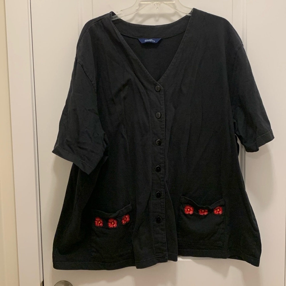 Penningtons black cardigan 3X